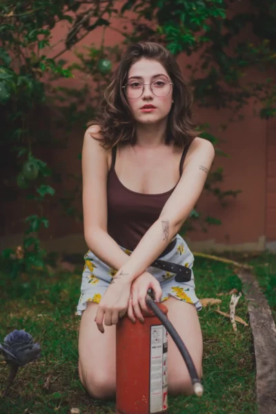 Casual Sleeveless Solid Brown Top