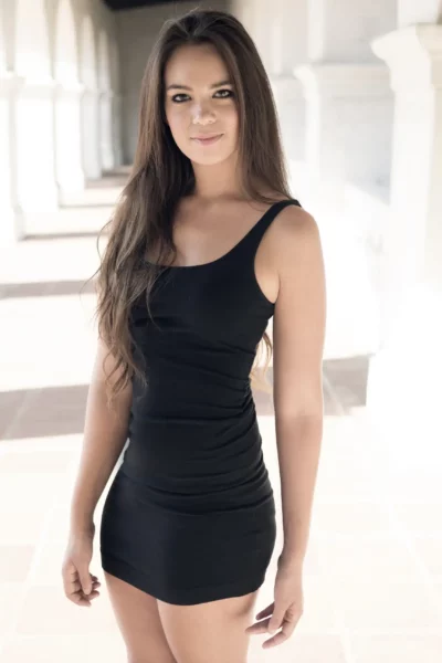 Black Sleeveless Mini Dress
