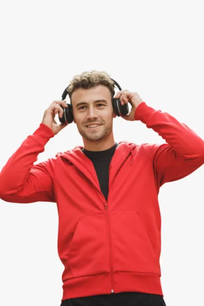 Red Hooded Sweatshirt